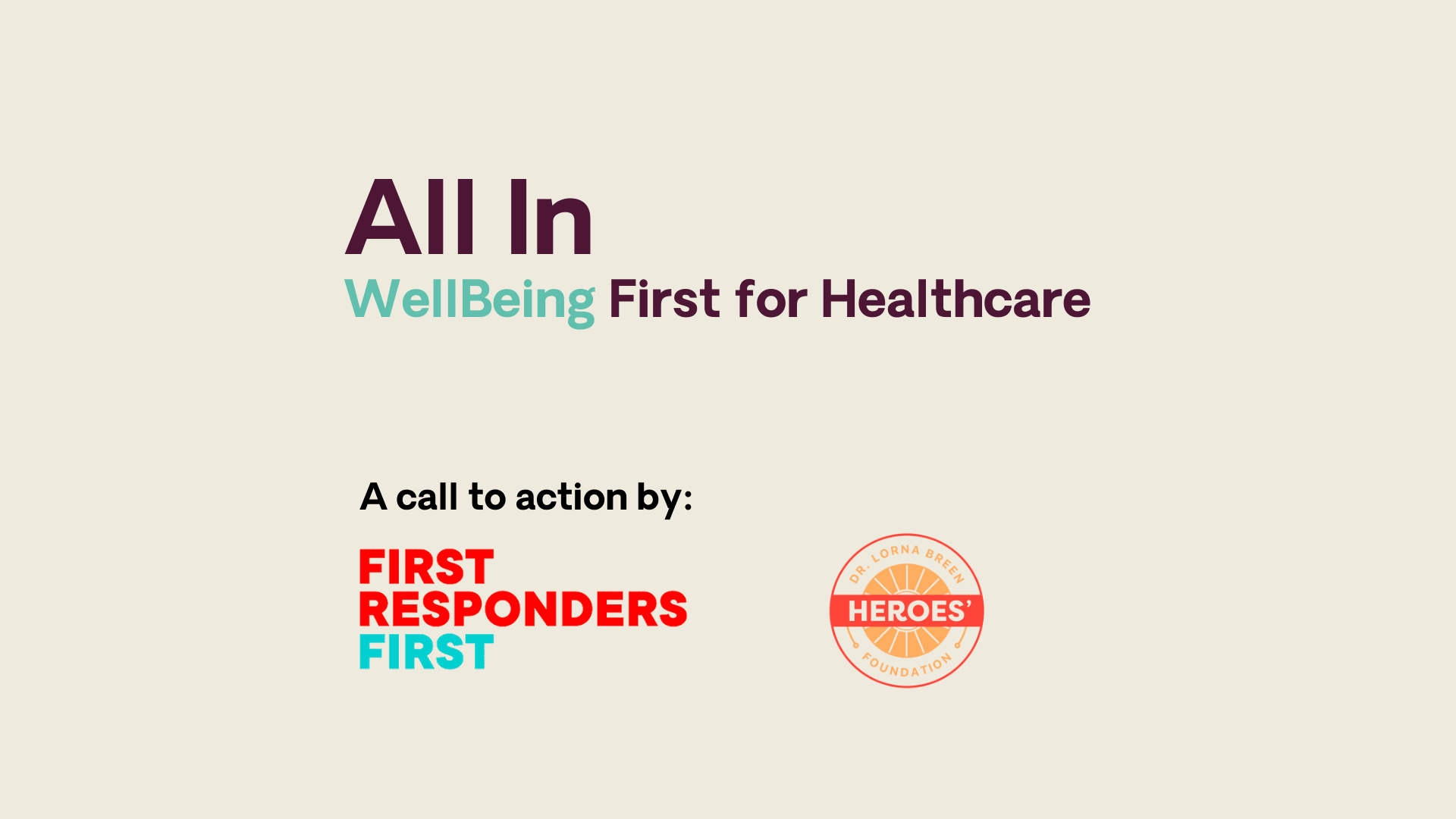 All In Wellbeing First For Healthcare