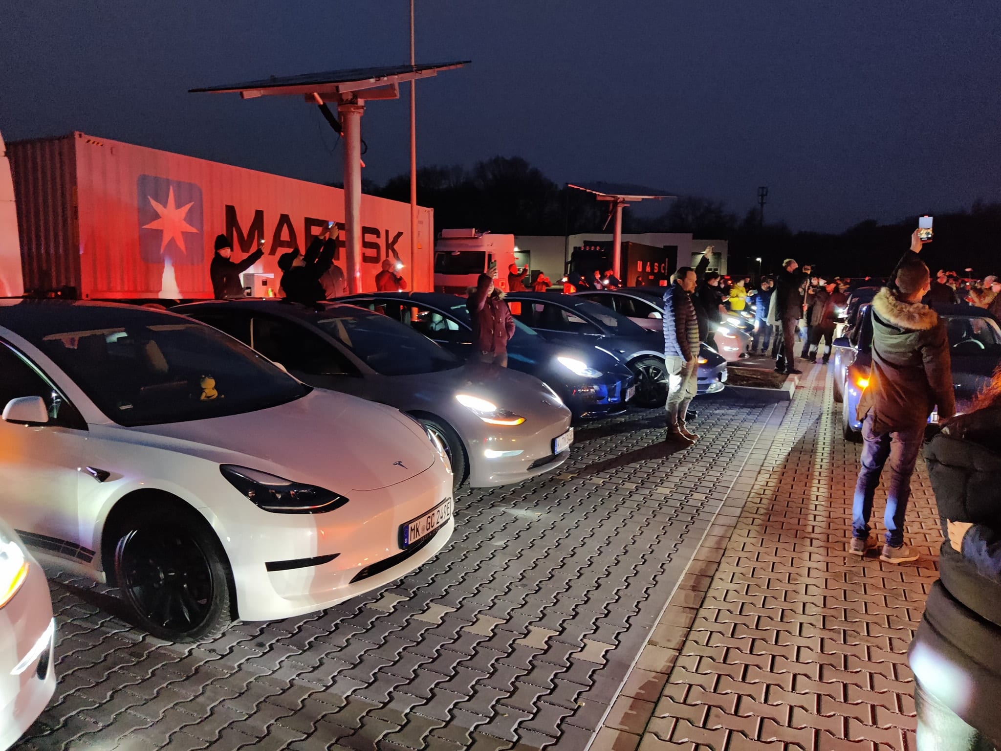 Tesla Light Show Event Engage Tesla