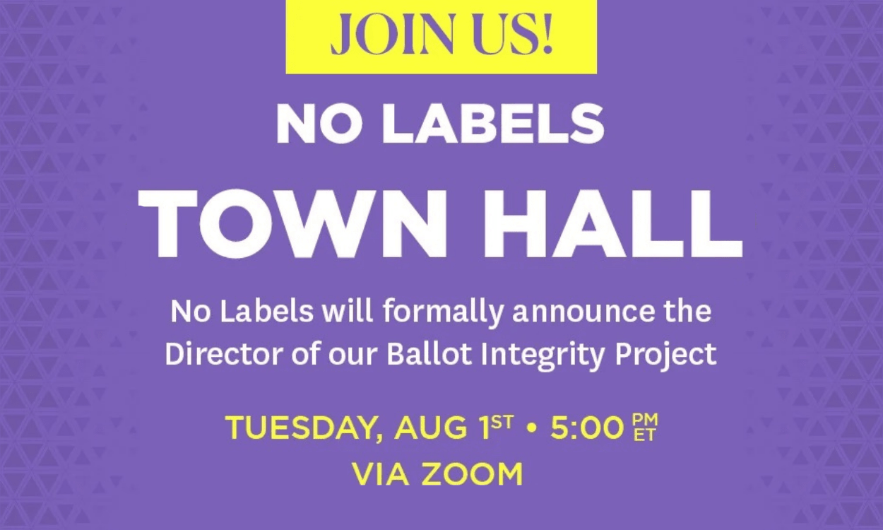 Stand With No Labels Against Voter Suppression Take