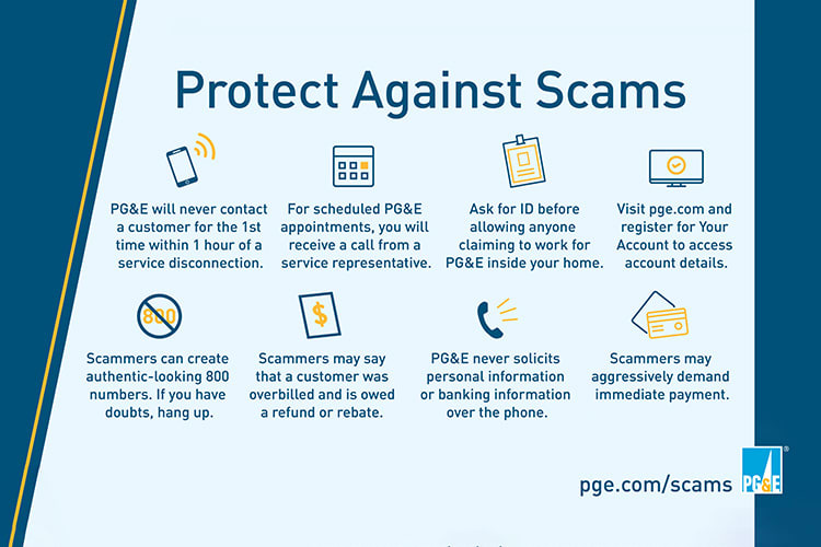 With Utility Scams On The Rise In 2022 PG E Shares Tips On How 