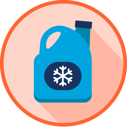 Graphic of a container of windshield fluid.