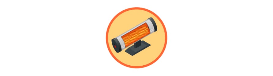 Space heater illustration