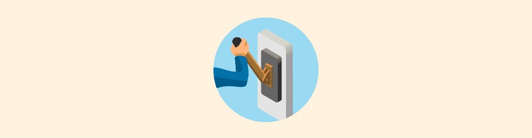 Icon of a hand pulling down a circuit breaker
