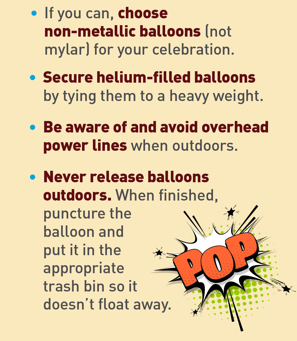Graphic of popped balloon
