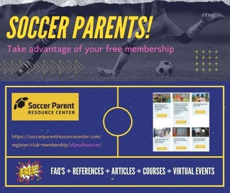 Soccer Parenting Resource Center infographic